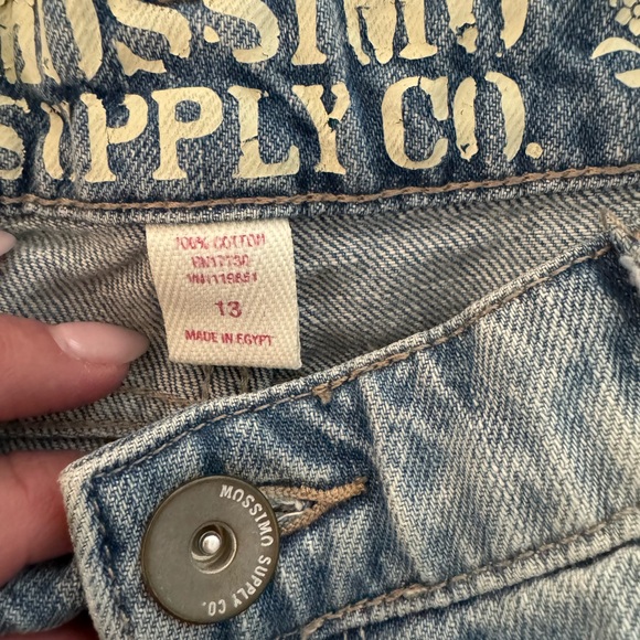 Women's Blue Denim Shorts - Picture 3 of 6